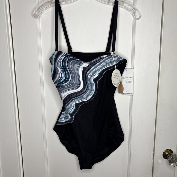 Contours by CoCo Reef NWT One Piece ShapeMaker Bra Sized Bathingsuit Size 10/34C - Picture 3 of 9